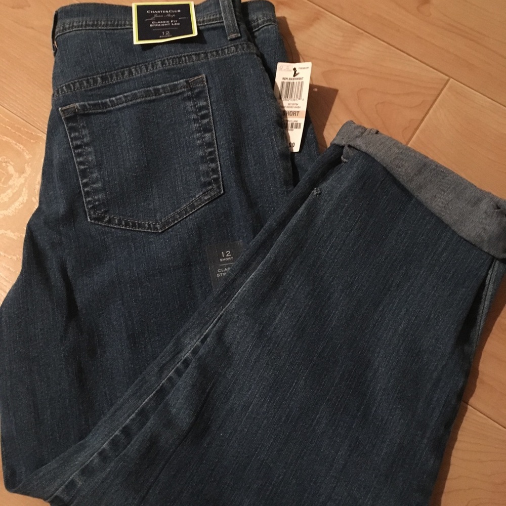 Charter Club Jeans. Size 12S. New with Tags